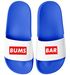 Herren mit Spruch BUMS BAR –Gadget Malle, Festival JGA Männerurlaub– Witzige Badeschlappen für Urlaub Moonworks®preview