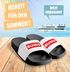 Herren mit Spruch BUMS BAR –Gadget Malle, Festival JGA Männerurlaub– Witzige Badeschlappen für Urlaub Moonworks®preview