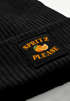 Herren Mütze Beanie Bedruckt Spritz Please Wintermütze Aufdruck Print Strickmütze Apres Ski Rippstrick Neverless®preview