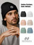 Herren Mütze Beanie Kompass Wintermütze mit Aufdruck Outdoor Print Strickmütze Rippstrick Neverless®preview