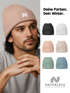 Herren Mütze Beanie mit Aufdruck Camping Logo Patch Wintermütze Print Strickmütze Rippstrick Neverless®preview