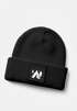 Herren Mütze Beanie mit Aufdruck Camping Logo Patch Wintermütze Print Strickmütze Rippstrick Neverless®preview