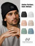 Herren Mütze Beanie mit Aufdruck Sonne Smile Wintermütze Print Strickmütze Rippstrick Neverless®preview