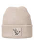 Herren Mütze Beanie Patch Dino Tyrannosaurus Rex Aufdruck Wintermütze Aufdruck Print Strickmütze Rippstrick Neverless®preview