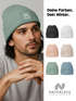 Herren Mütze Beanie Patch Polygon Teddy Bär Aufdruck Wintermütze Aufdruck Print Strickmütze Männer Neverless®preview