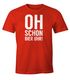 Herren Party T-Shirt Oh schon Bier Uhr Fun-Shirt Moonworks®preview