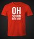 Herren Party T-Shirt Oh schon Bier Uhr Fun-Shirt Moonworks®preview