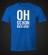 Herren Party T-Shirt Oh schon Bier Uhr Fun-Shirt Moonworks®preview