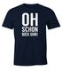 Herren Party T-Shirt Oh schon Bier Uhr Fun-Shirt Moonworks®preview