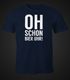 Herren Party T-Shirt Oh schon Bier Uhr Fun-Shirt Moonworks®preview