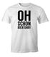 Herren Party T-Shirt Oh schon Bier Uhr Fun-Shirt Moonworks®preview