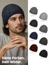 Herren Strickmütze mit Fleecefutter| gefütterte Wintermütze Winddicht Rippstrick | Outdoor Sport Neverless®preview
