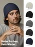 Herren Strickmütze Rippstrick Outdoor Wintermütze ungefüttert Beanie für Männer Neverless®preview