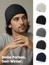 Herren Strickmütze Rippstrick Outdoor Wintermütze ungefüttert Beanie für Männer Neverless®preview