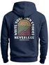 Herren Sweatjacke Backprint Adventure Zip Hoodie Männer Casual Outdoor Style Fashion Streetstyle Neverless®preview