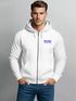 Herren Sweatjacke Backprint Afterwork Party Zipjacke Zip-Hoodie Männer Grafik Design Fashion Streetstyle Neverless®preview