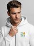 Herren Sweatjacke Backprint Balance Mental Health Design Zipjacke Zip-Hoodie Männer Fashion Streetstyle Neverless®preview