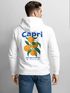 Herren Sweatjacke Backprint Capri Orange Fruit Design Zipjacke Zip-Hoodie Männer Fashion Streetstyle Neverless®preview