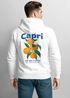 Herren Sweatjacke Backprint Capri Orange Fruit Design Zipjacke Zip-Hoodie Männer Fashion Streetstyle Neverless®preview