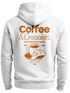 Herren Sweatjacke Backprint Coffe & Croissants Zipjacke Zip-Hoodie Grafik Männer Fashion Streetstyle Neverless®preview