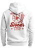 Herren Sweatjacke Backprint Foodie Döner Spezial Aufdruck Zipjacke Zip-Hoodie Männer Fashion Streetstyle Neverless®preview