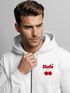 Herren Sweatjacke Backprint Kirsche Grafik Druck Zipjacke Zip-Hoodie Männer Urban Fashion Streetstyle Neverless®preview