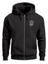 Herren Sweatjacke Backprint Kompass Zipjacke Zip-Hoodie Männer Fashion Urban  Streetstyle Neverless®preview