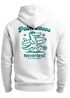 Herren Sweatjacke Backprint Krokodil mit Surfbrett Zipjacke Zip-Hoodie Männer Fashion Streetstyle Neverless®preview