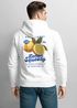 Herren Sweatjacke Backprint Lemon Squeezy Zipjacke Zip-Hoodie Dolce Vita Männer Fashion Streetstyle Neverless®preview