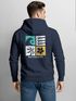 Herren Sweatjacke Backprint Logo Natur Maritim Symbole Zipjacke Zip-Hoodie Männer Fashion Streetstyle Neverless®preview