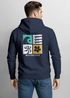 Herren Sweatjacke Backprint Logo Natur Maritim Symbole Zipjacke Zip-Hoodie Männer Fashion Streetstyle Neverless®preview