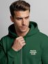 Herren Sweatjacke Backprint More Spaghetti Less Regretti Katze Lustig Zipjacke Zip-Hoodie Männer Fashion Streetstyle Neverless®preview