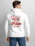 Herren Sweatjacke Backprint Pizza Lover Cartoon Style Italien Zipjacke Zip-Hoodie Männer Fashion Streetstyle Neverless®preview