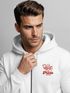 Herren Sweatjacke Backprint Pizza Lover Cartoon Style Italien Zipjacke Zip-Hoodie Männer Fashion Streetstyle Neverless®preview