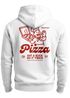 Herren Sweatjacke Backprint Pizza Lover Cartoon Style Italien Zipjacke Zip-Hoodie Männer Fashion Streetstyle Neverless®preview