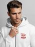Herren Sweatjacke Backprint Pizza Lovers Club Zipjacke Zip-Hoodie Männer Fashion Grafik Streetstyle Neverless®preview