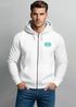 Herren Sweatjacke Backprint Pool Locos Social Club - Zipjacke Hinten Bedruckt - Zip-Hoodie Männer Fashion Streetstyle Neverless®preview