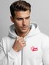 Herren Sweatjacke Backprint Social Beach Club Zipjacke Zip-Hoodie Männer Urban Fashion Streetstyle Neverless®preview