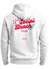 Herren Sweatjacke Backprint Social Beach Club Zipjacke Zip-Hoodie Männer Urban Fashion Streetstyle Neverless®preview