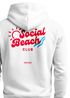 Herren Sweatjacke Backprint Social Beach Club Zipjacke Zip-Hoodie Männer Urban Fashion Streetstyle Neverless®preview