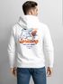 Herren Sweatjacke Backprint Spritzing the day away Schriftzug Zipjacke Zip-Hoodie Männer Fashion Streetstyle Neverless®preview