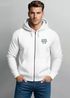 Herren Sweatjacke Backprint Sunday Driver Retro Car Grafik Zipjacke Zip-Hoodie Männer Fashion Streetstyle Neverless®preview