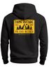 Herren Sweatjacke Backprint Think Outside Zipjacke Statement Zip-Hoodie Männer Fashion Streetstyle Neverless®preview