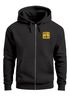 Herren Sweatjacke Backprint Think Outside Zipjacke Statement Zip-Hoodie Männer Fashion Streetstyle Neverless®preview