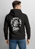 Herren Sweatjacke Backprint Two Beers Only Zipjacke Zip-Hoodie Aufdruck Witzig Männer Fashion Streetstyle Neverless®preview