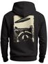 Herren Sweatjacke Backprint Waschbät Ufo Alien Invasion Zipjacke Zip-Hoodie Männer Fashion Streetstyle Neverless®preview