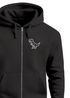 Herren Sweatjacke mit Kapuze Dino Print Dinosaurier T-Rex Logo Zipjacke Zip-Hoodie  Männer Fashion Streetstyle Neverless®preview