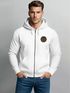 Herren Sweatjacke mit Kapuze Logo Bäume Wald Print Outdoor Motiv Zip Hoodie Männer Fashion Neverless®preview