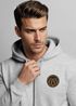Herren Sweatjacke mit Kapuze Logo Bäume Wald Print Outdoor Motiv Zip Hoodie Männer Fashion Neverless®preview