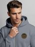 Herren Sweatjacke mit Kapuze Logo Bäume Wald Print Outdoor Motiv Zip Hoodie Männer Fashion Neverless®preview